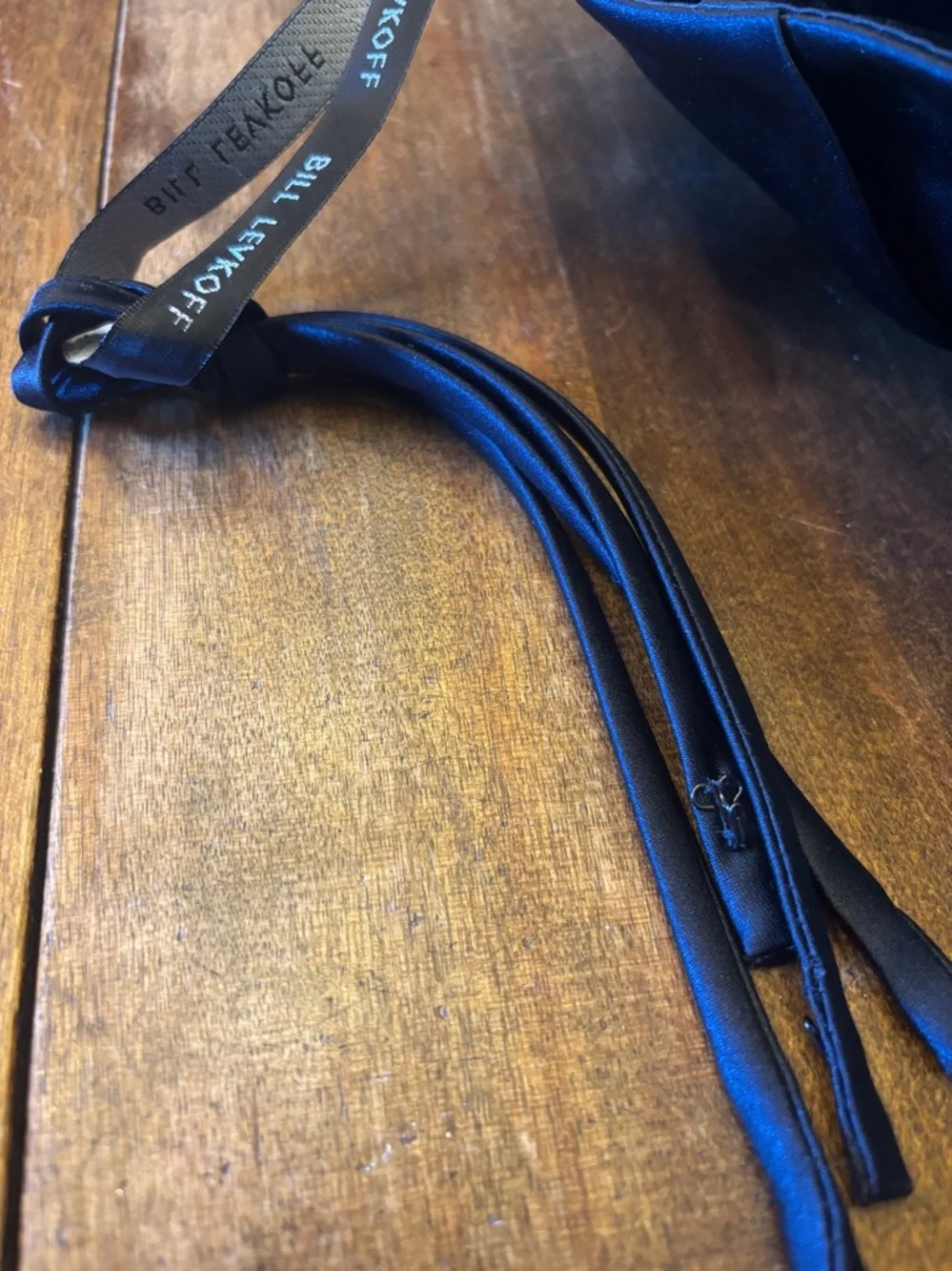 Bill Levkoff cocktail straps blue